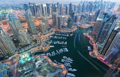 Dubai Marina Skyline