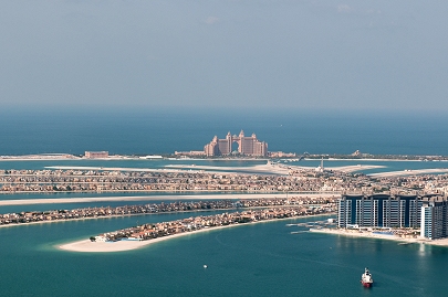 The Palm Jumeirah in Dubai