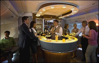 Emirates A380 Kabine